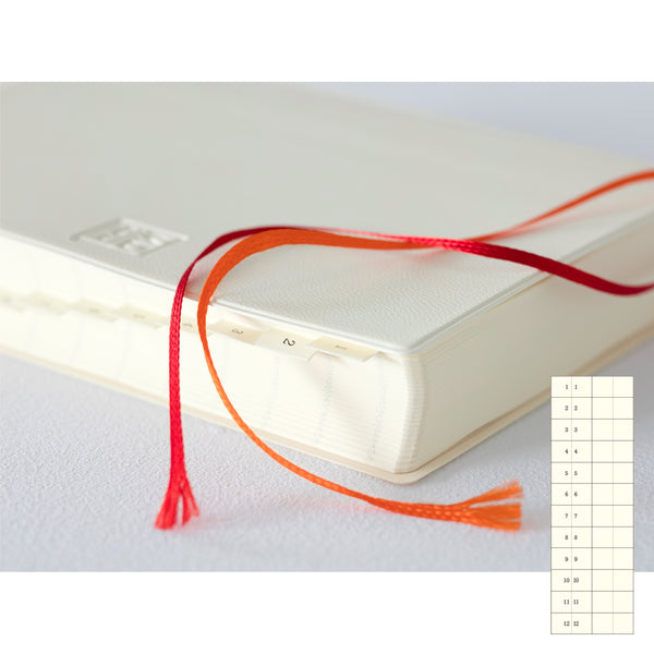 Midori MD Notebook kalender 2024 - Månedlig + daglig