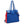Fabriano Boutique lædertaske CAMILLA blå/rød