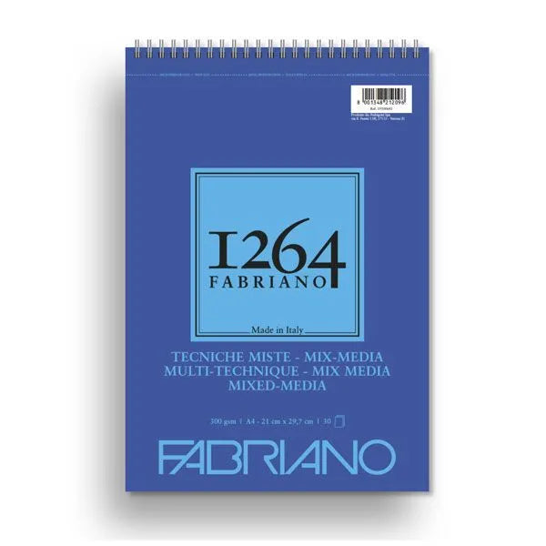 Fabriano 1264  MIXED MEDIA A4 300G SPI. 30SH