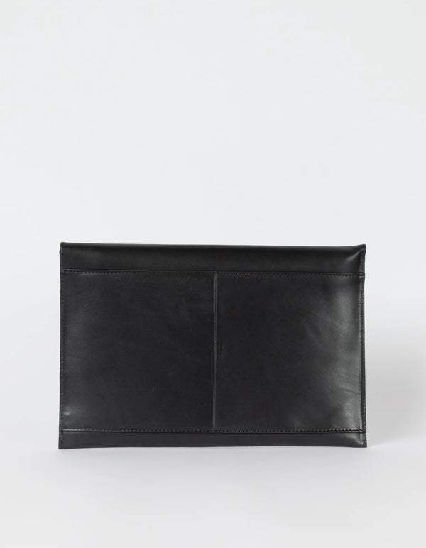 O My Bag Laptop Sleeve Black Classic Leather