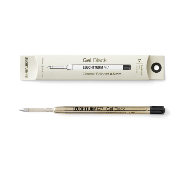 Leuchtturm1917 Drehgriffel gelpen refill 0,5mm Black