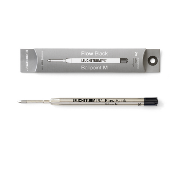 Leuchtturm1917 Drehgriffel Nr. 1 kuglepen refill M 2x Black