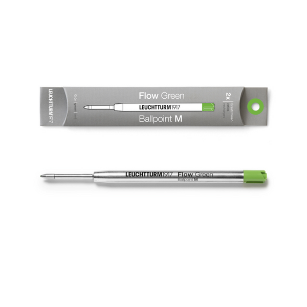 Leuchtturm1917 Drehgriffel Nr. 1 kuglepen refill M 2x Green