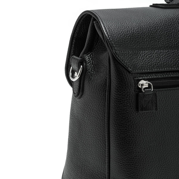 Fabriano Boutique lædertaske BRIEFCASE sort