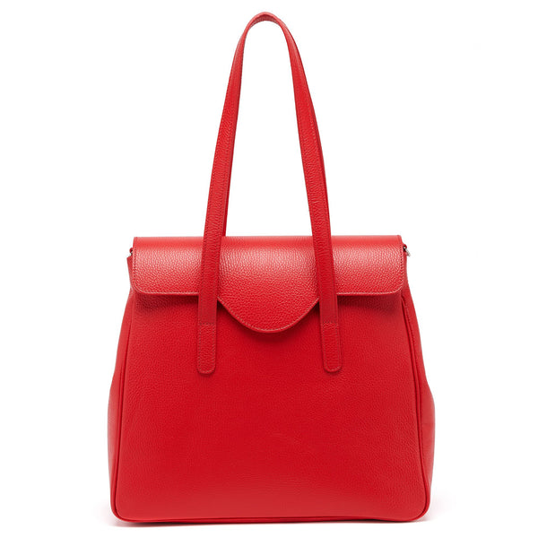 Fabriano Boutique lædertaske CAMILLA rød