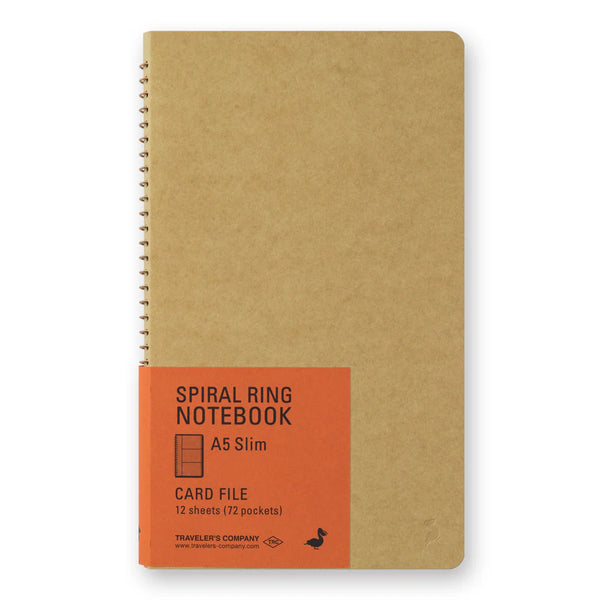 Traveler´s Company -   TRC SPIRAL RING NOTEBOOK A5 Slim Card File