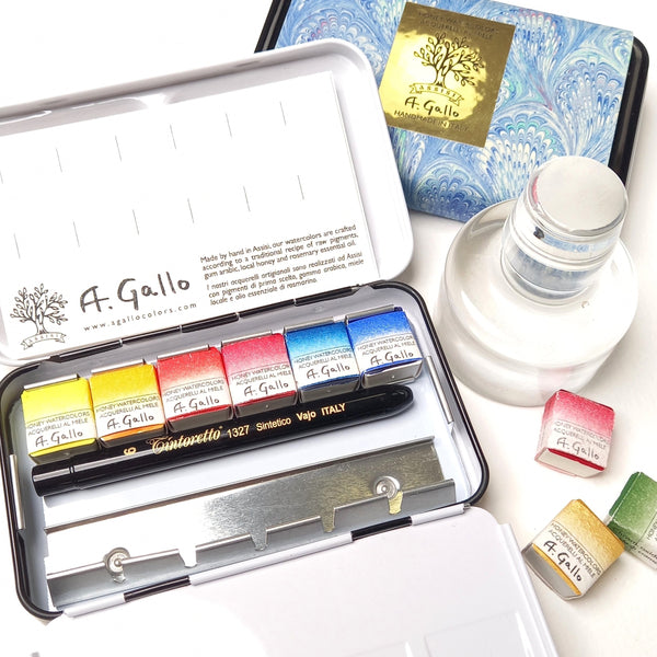 A. Gallo Colors Essential 6 with brush