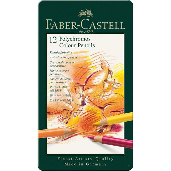 Faber-castell Polychromos farveblyanter 12 stk