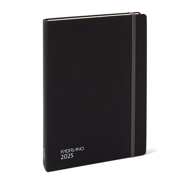 Fabriano 2025 Kalender Daily 14.5x20.5 Black