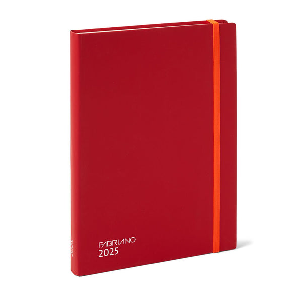 Fabriano 2025 Kalender Daily 14.5x20.5 Red