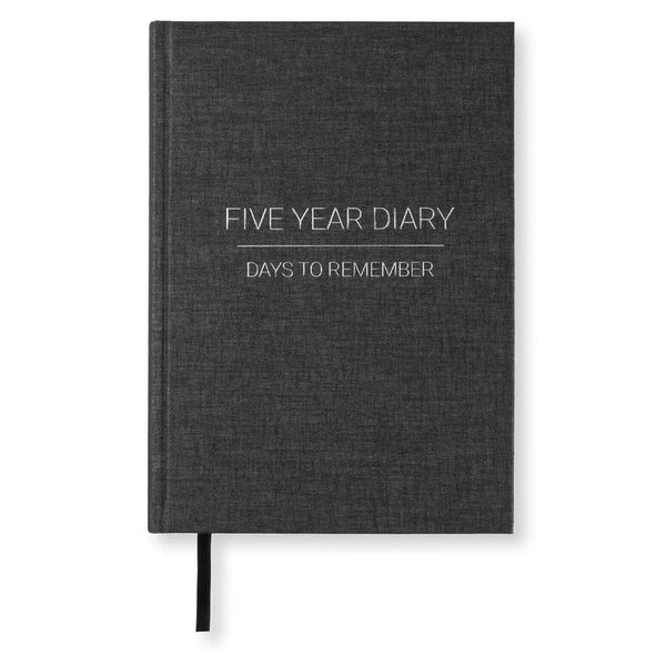 Paperstyle FIVE YEAR DIARY A5 Transparent Black
