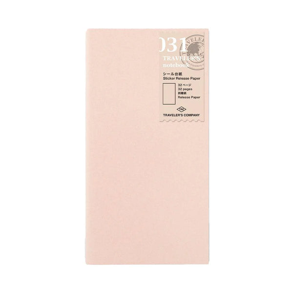 Traveler's Notebook Refill - Sticker Release Paper