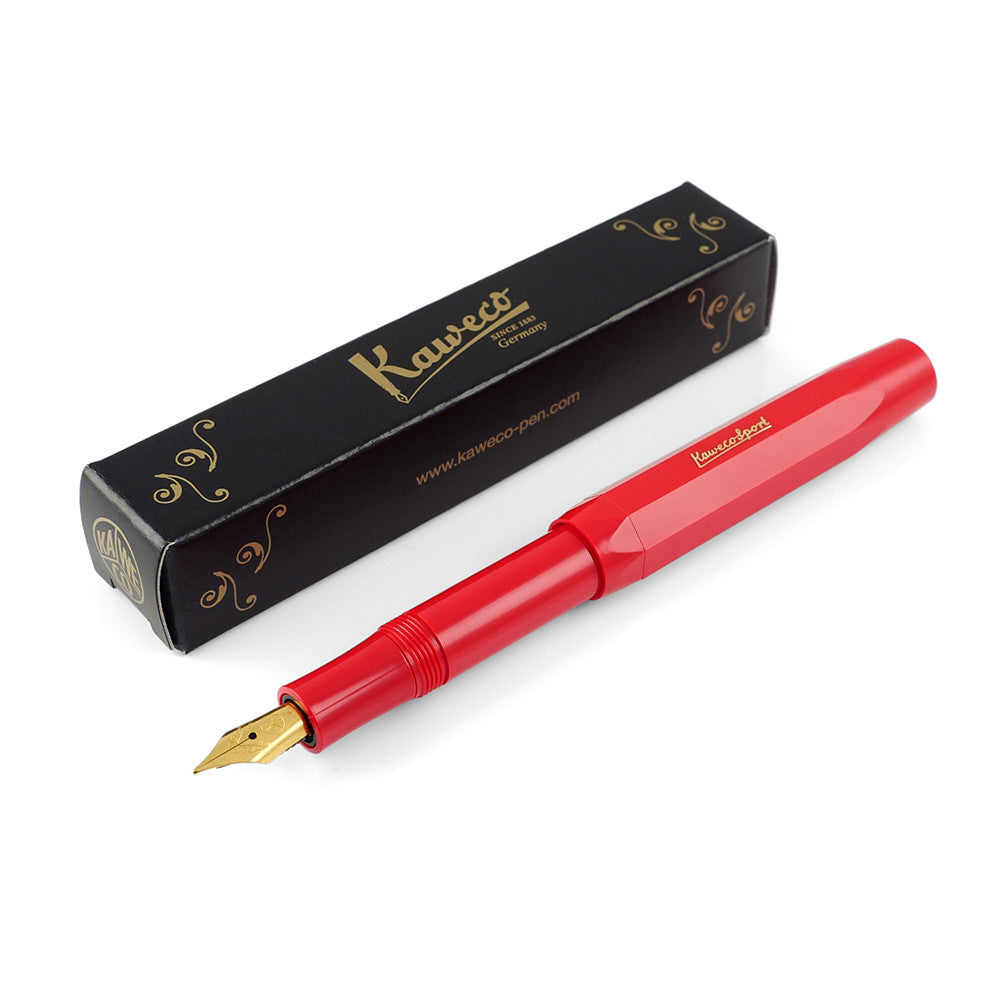 Kaweco Classic Sport Fyldepen - Rød – Stilografika - notesbøger, blyanter og tilbehør