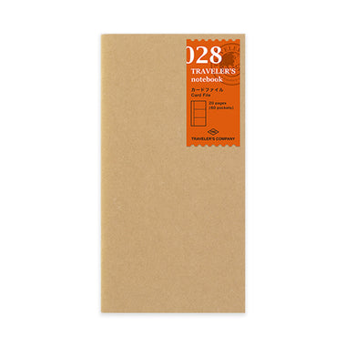 Traveler's Notebook Refill - Card File