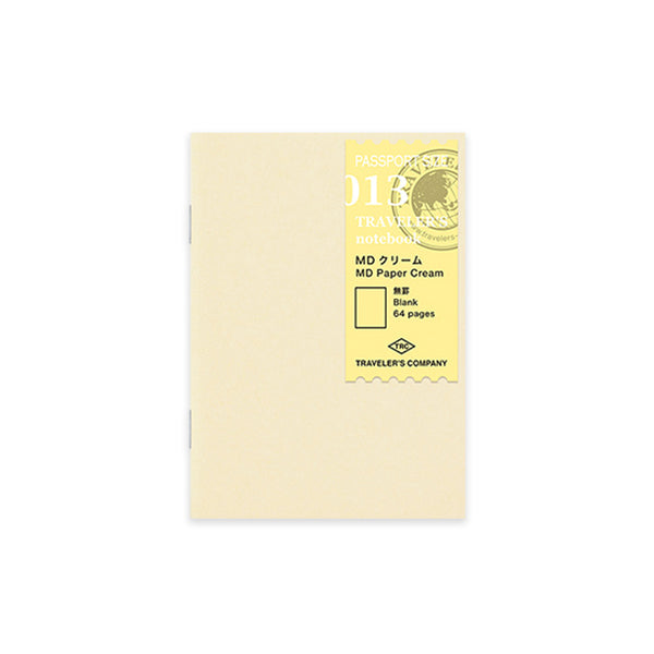 Traveler's Notebook Refill Passport Size - MD Paper Cream